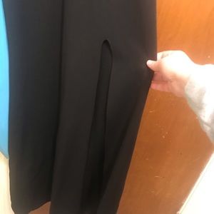 High neck fitted dress
